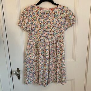 Mini Boden Floral Kids Dress - Multicolor